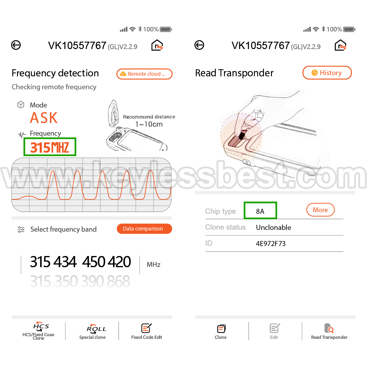 2021-2023 Toyota Sienna / 6 Buttons Keyless Entry Remote / HYQ14FBX / PN: 8990H-08010, 8990H-08011 - Image 5
