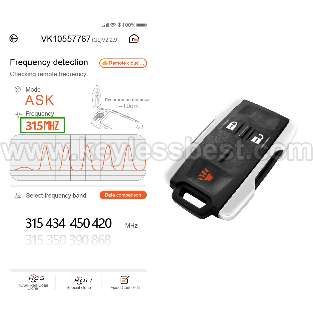 2014-2019 Chevrolet GMC Colorado Silverado Suburban Tahoe Sierra Yukon Canyon / 3 Buttons Keyless Entry Remote / M3N32337100 / PN:13577771 - Image 5