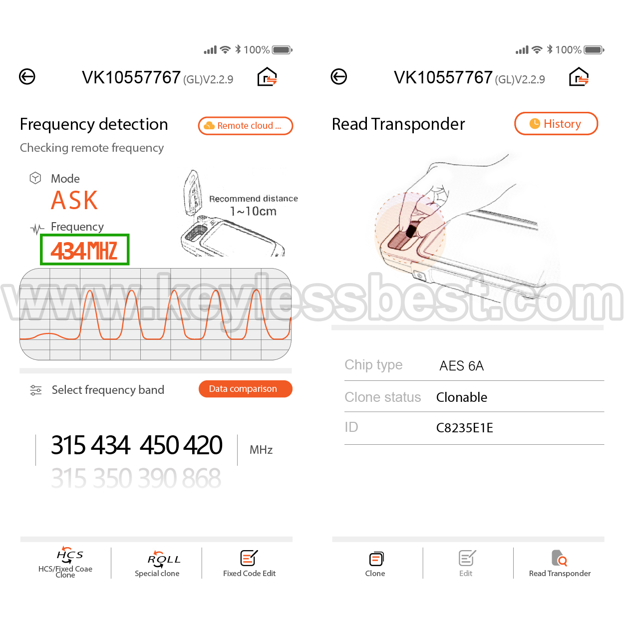 2020-2023 Hyundai Elantra / Hybrid / 5 Buttons Keyless Entry Remote / NYOMBEC5FOB2004 / 6A - Image 5