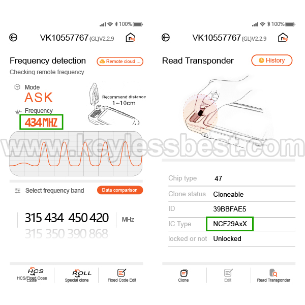 2021 Hyundai Genesis GV80 / 8 Buttons Keyless Entry Remote / TQ8-FOB-4F35 / PN:95440-T6011 / 47 - Image 5