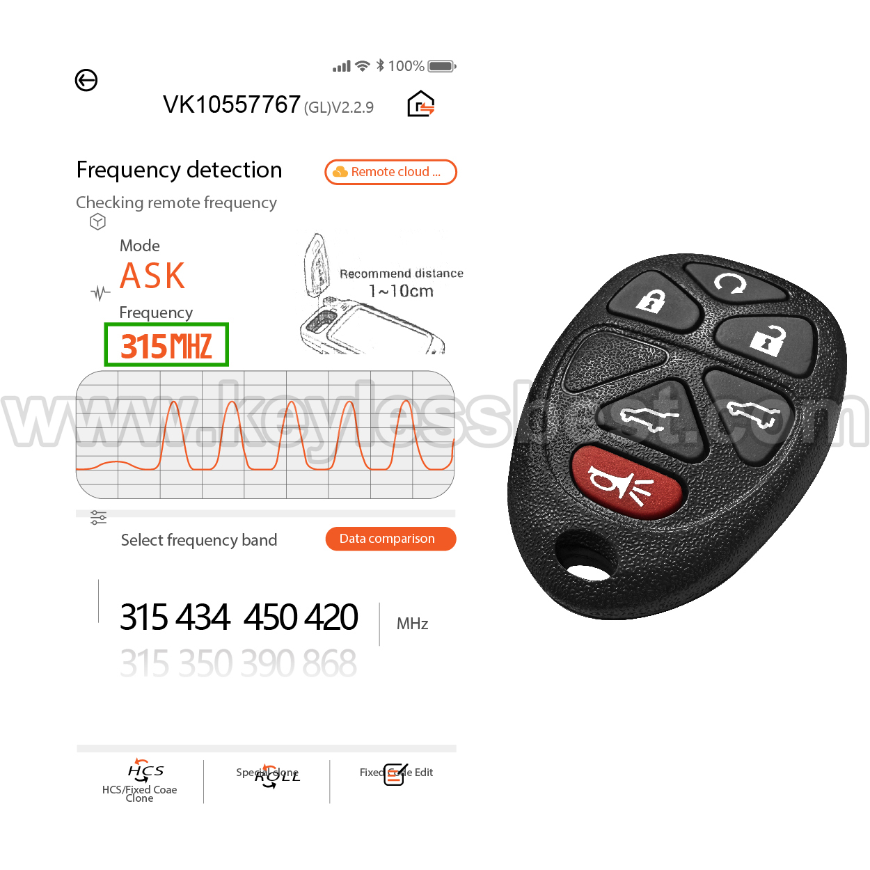 2007-2014 Cadillac GMC Chevrolet Suburban Yukon Escalade Suburban Tahoe / 6 Buttons Keyless Entry Remote / OUC60270 & OUC60221 / PN:20869057 22951510 22756462 15913427 - Image 5