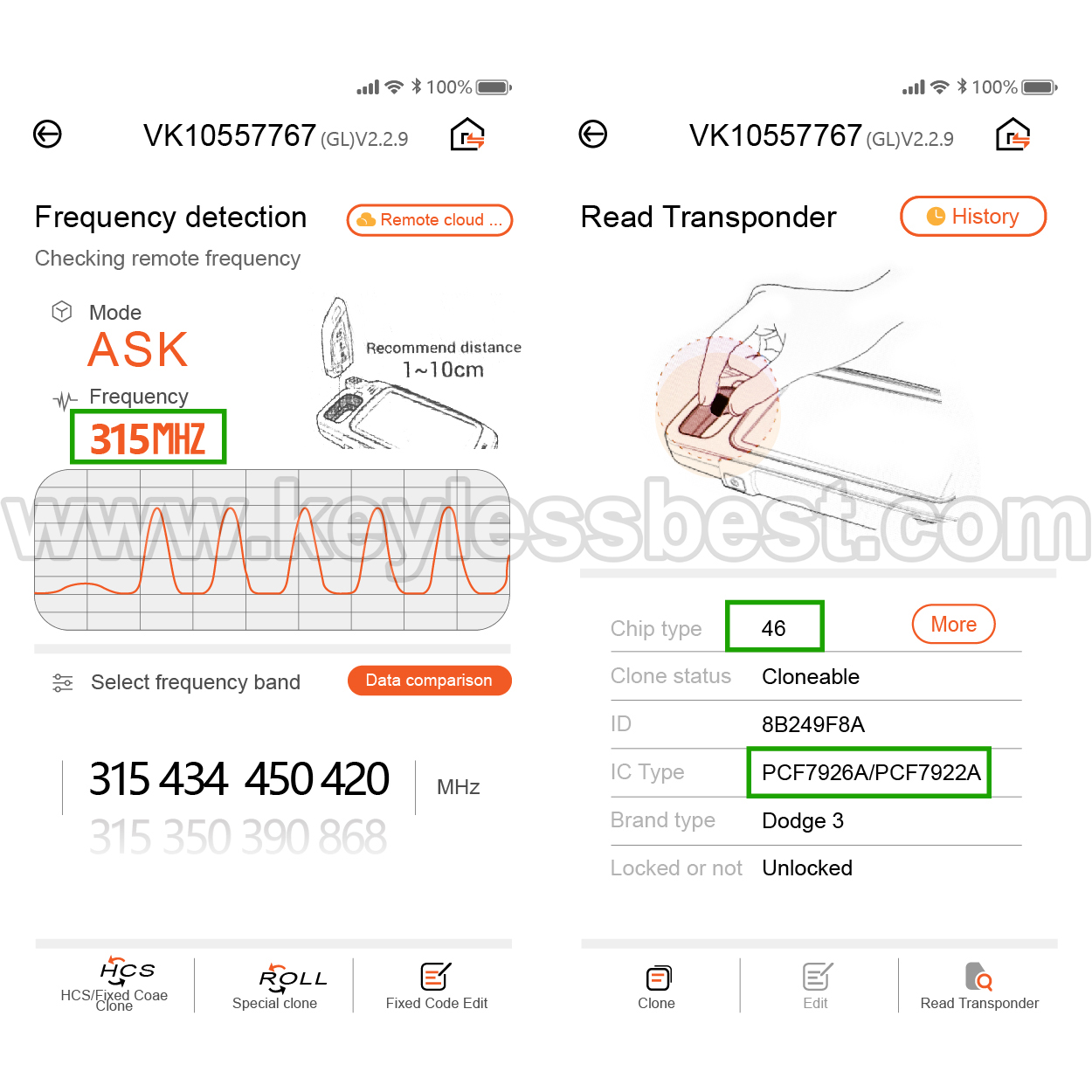 2004-2017 Chrysler Dodge Jeep 200 300 Aspen PT Cruiser Sebring Avenger Caliber Charger Dakota Durango Magnum Nitro Ram Commander Compass Grand Cherokee Liberty Patriot Wrangler / 3 Buttons Keyless Entry Remote / OHT692427AA, OHT692713AA, KOBDT04A / PN: 56040649ac 56040649 05175789AA 05175786AA 05175817AA / 46 - Image 5