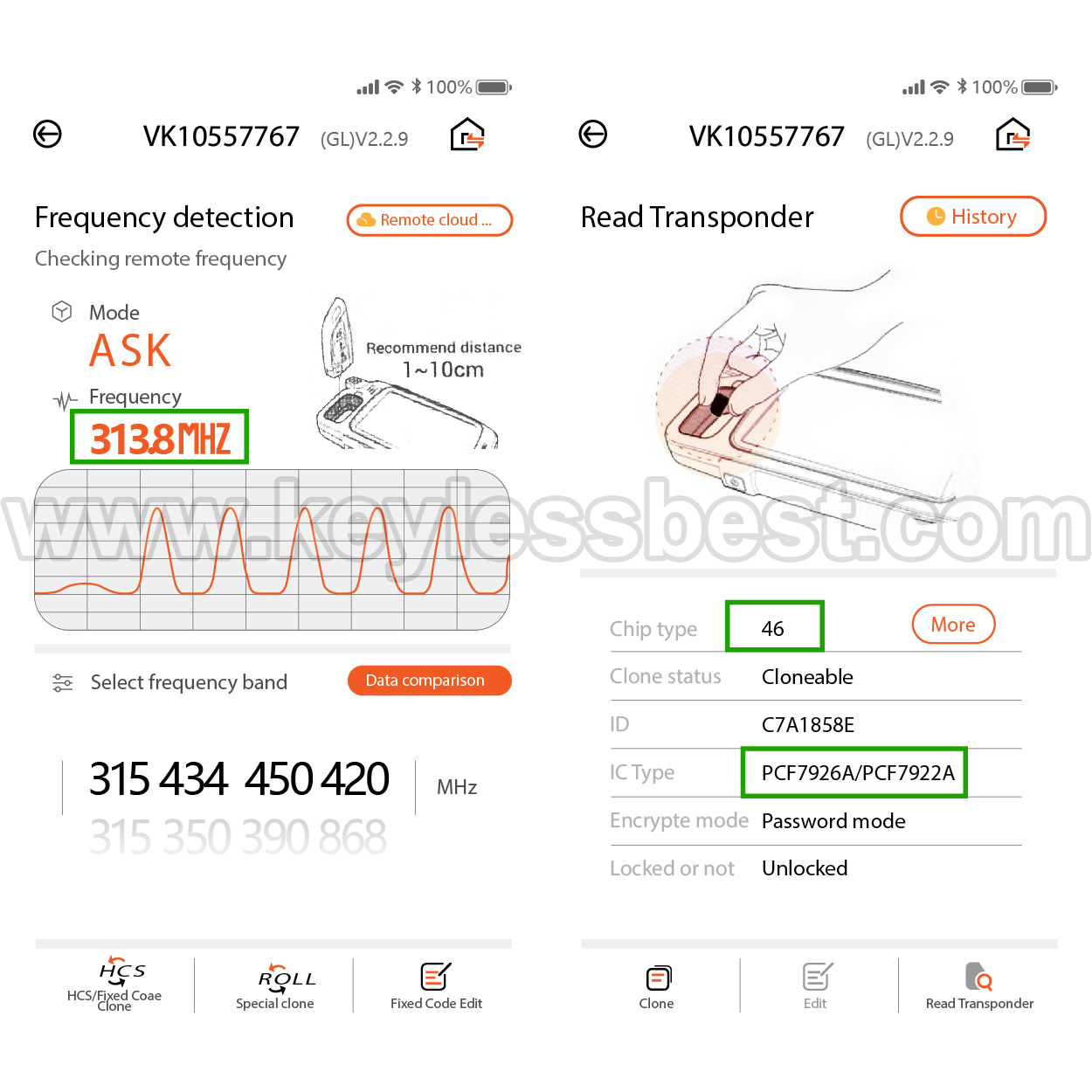 2007-2015 Honda FIT CR-V CR-Z INSIGHT Accord Crosstour Accord Coupe 2DR / 3 Buttons Keyless Entry Remote / MLBHLIK-1T / PN:35111-SWA-306, 35118-TP6-A10, 35118-TP6-A00, 35118-TP6-A20, 35118-T0A-A00, 35118-SZT-A00, 35118-TA0-A04 and 35118-TE0-A10 / ID46 - Image 5