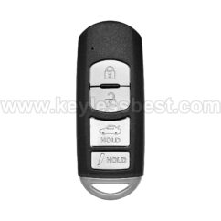 2017-2020 Toyota Yaris iA / 4 Buttons Keyless Entry Remote / WAZSKE13D01 WAZSKE13D02 / PN: 89904-WB001