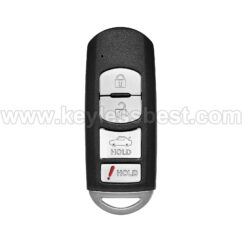 2010-2013 Mazda 3 Hatchback / 4 Buttons Keyless Entry Remote / WAZX1T768SKE11A03 / PN: BCY1-67-5RY
