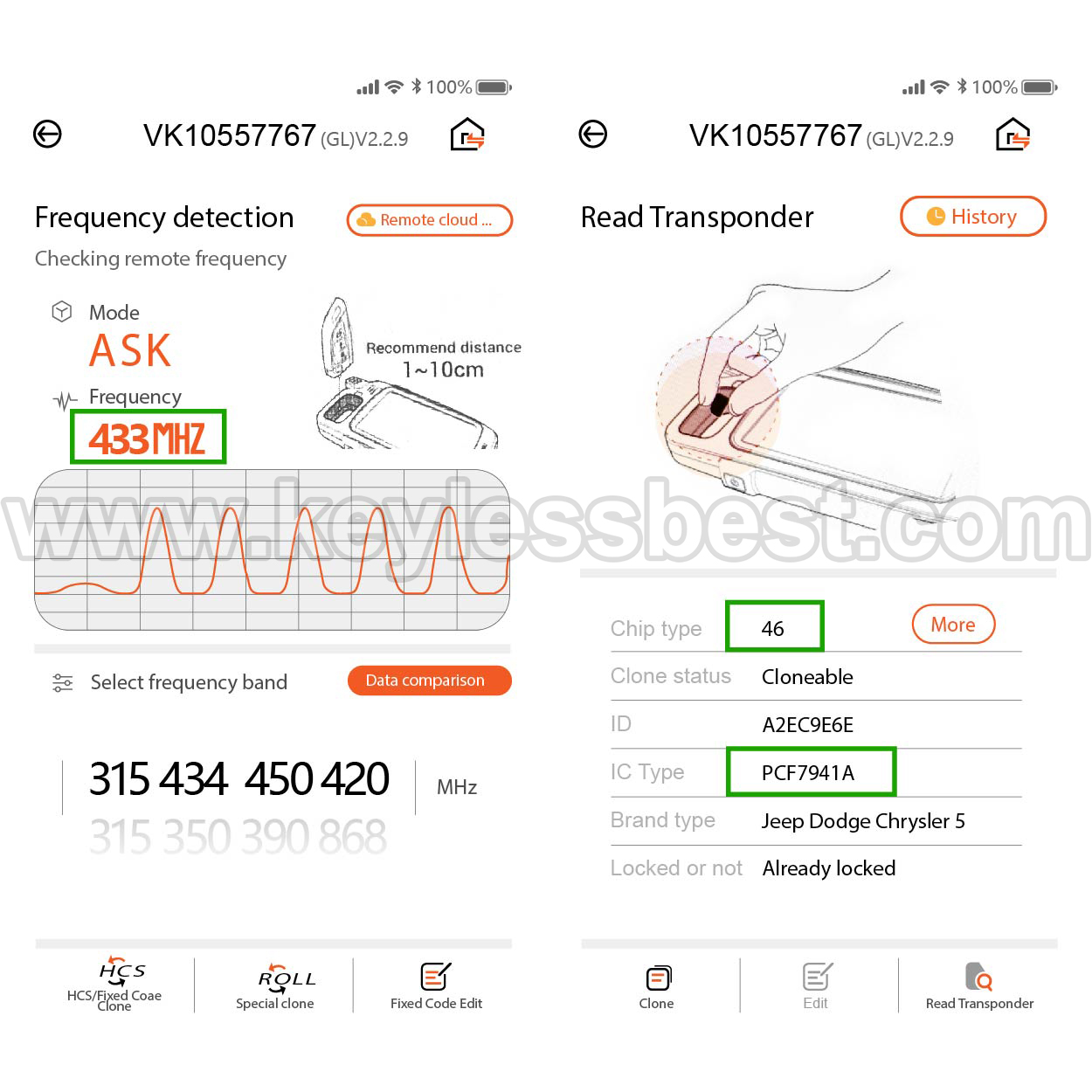 2008-2010 JEEP GRAND CHEROKEE COMMANDER / 5 Buttons Keyless Entry Remote / M3N5WY783X, IYZ-C01C / PN: 05026453AI, 05026453AF, 05026453AG, 05026453AH / ID46 - Image 5