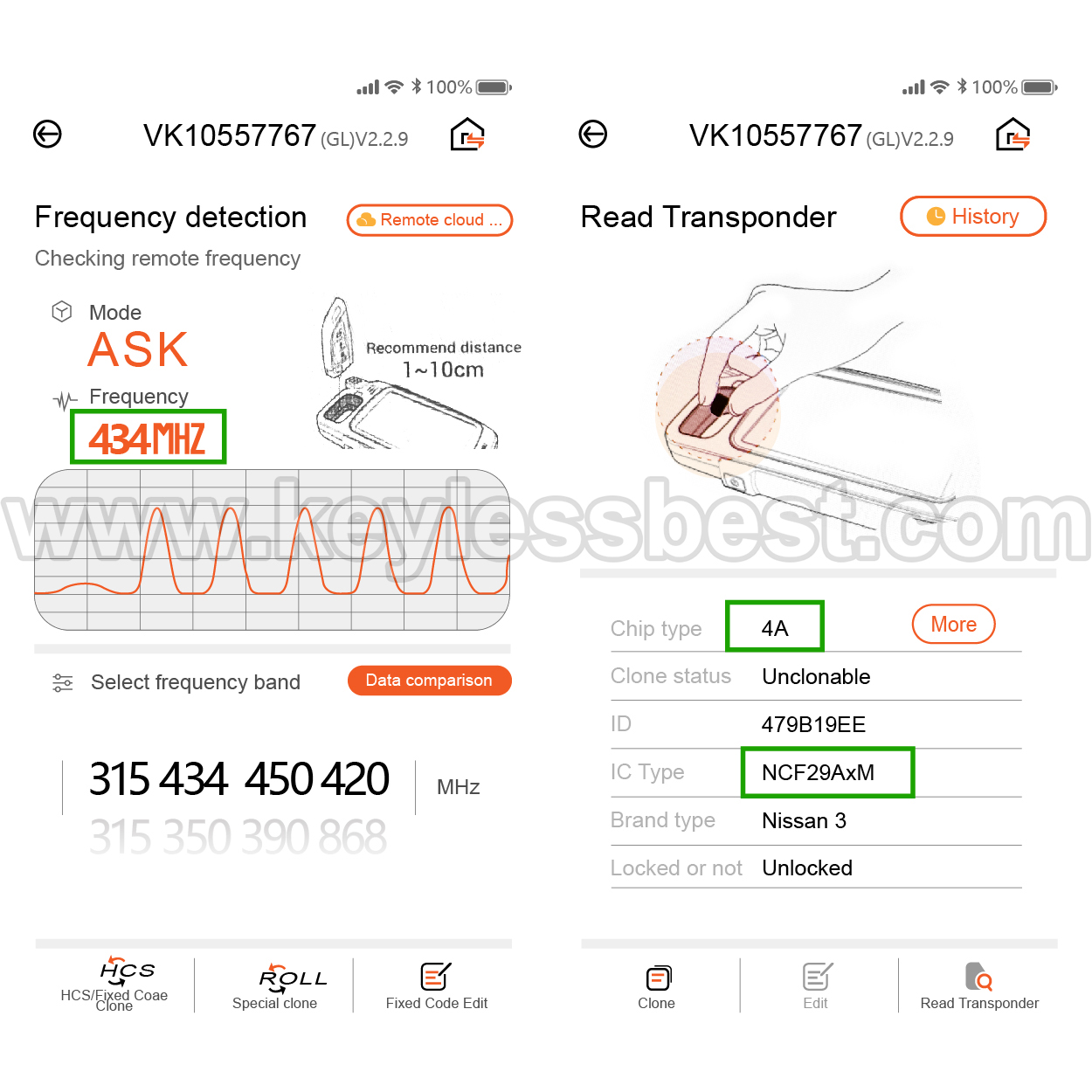2018-2022 Nissan Kicks S Kicks SV (Certain VINS) Rogue Sport / 3 Buttons Keyless Entry Remote / KR5TXN1 / PN: 285E3-6TA1A - Image 5