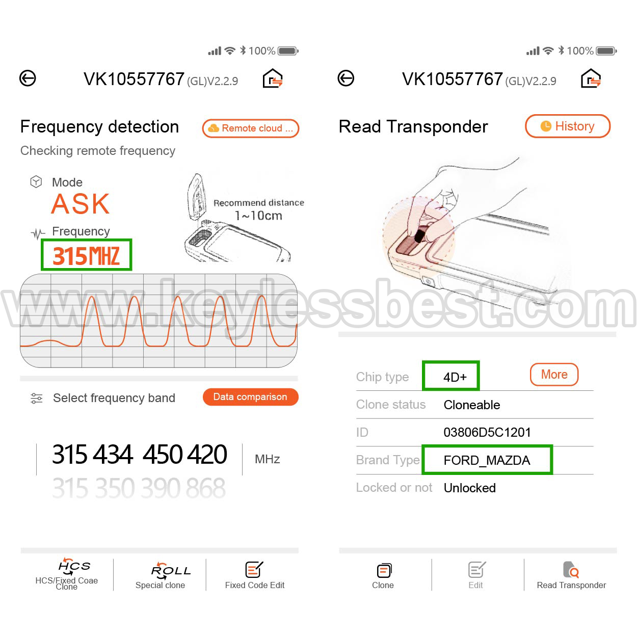 2011-2019 Ford C-Max Escape Focus Transit Transit Connect F350 Fiesta / 5 Buttons Keyless Entry Remote / OUCD6000022 / PN:164-R8046, 164-R8126 / 4D63 80Bit - Image 5