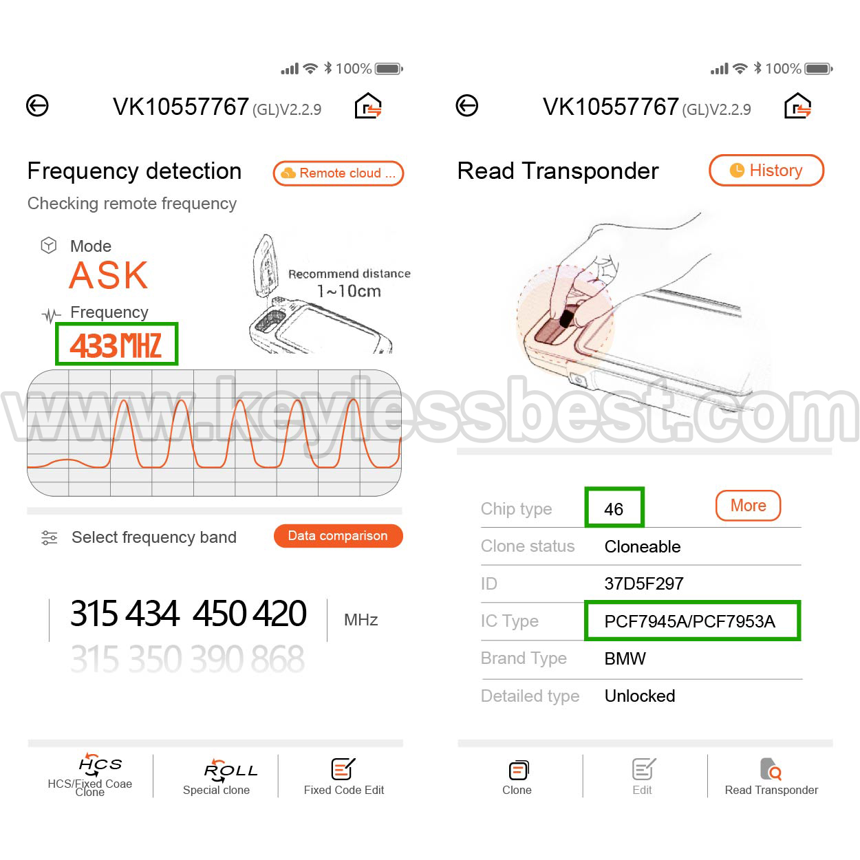 2006-2014 Mini Cooper Cooper Countryman Cooper Paceman / 3 Buttons Keyless Entry Remote / KR55WK49333, IYZKEYR5602 / PN:3452819-01 / 46 - Image 5