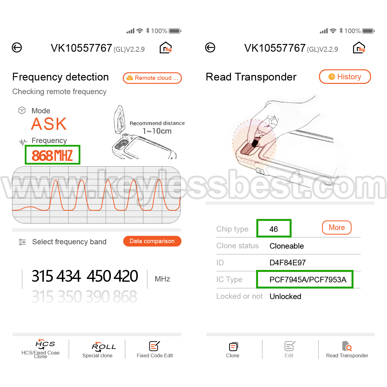 2004-2016 BMW CAS 1 3 5 6 Series M3 M5 M6 X1 X5 X6 Z4 / 3 Buttons Keyless Entry Remote / KR55WK49127 / KR55WK49123 / PN: 6986583, 698658305 / 46 - Image 5