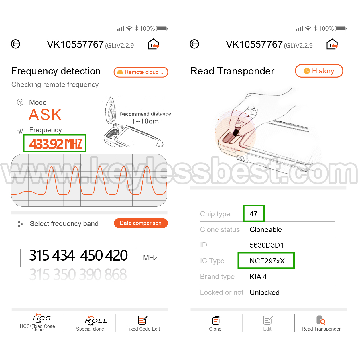 2015-2017 Kia Sorento / 4 Buttons Keyless Entry Remote / TQ8-FOB-4F06 / PN:95440-C5000 - Image 5