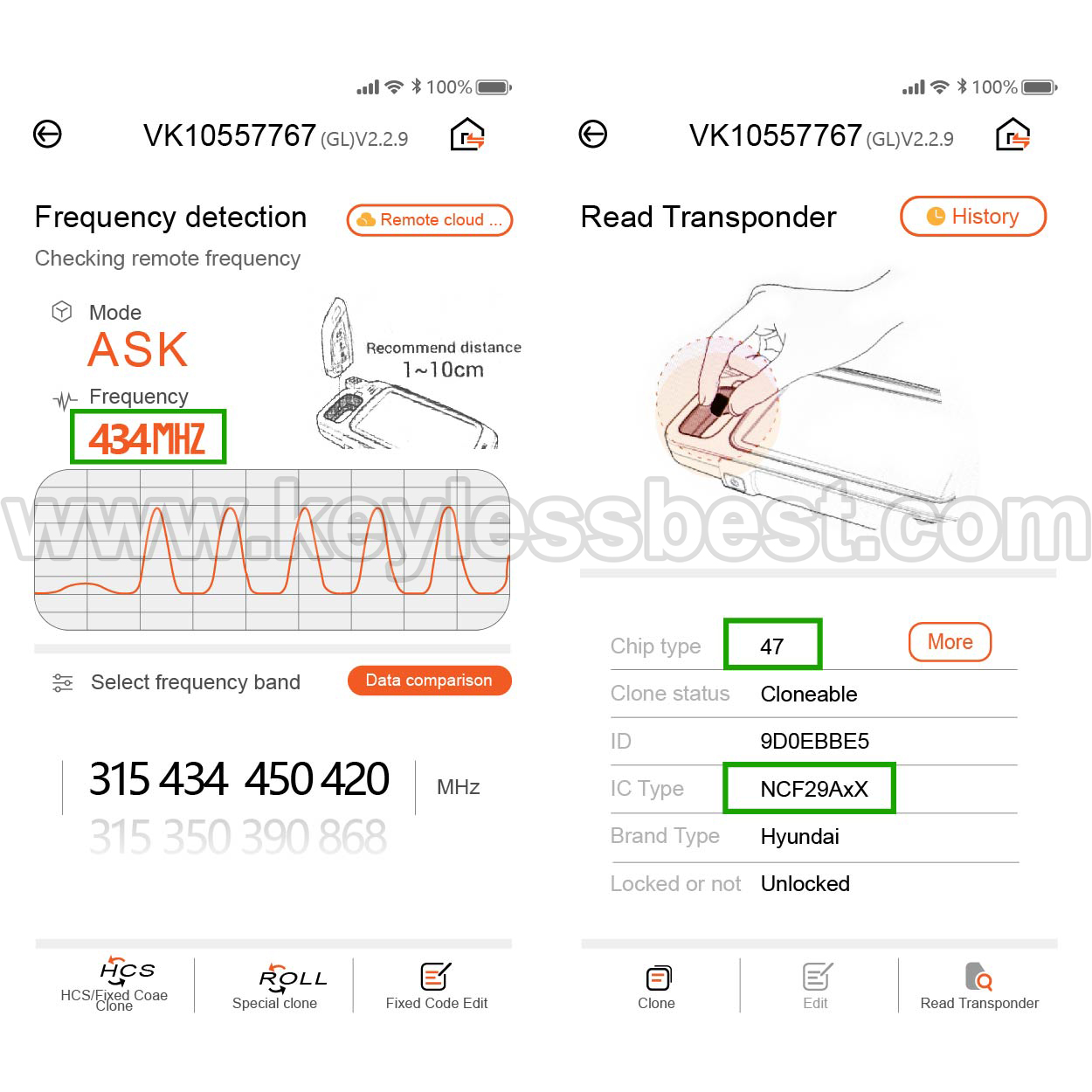 2021-2023 Hyundai Santa FE / 5 Buttons Keyless Entry Remote / TQ8-FOB-4F27 / PN:95440-S1530 / 47 - Image 5