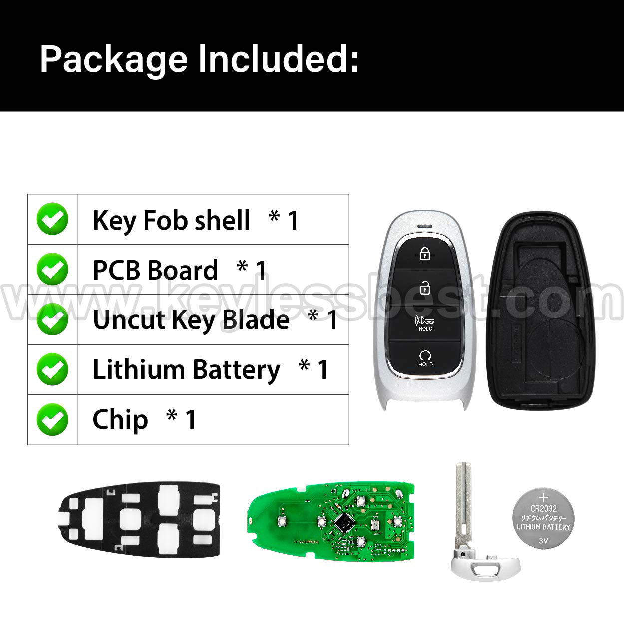 2020-2023 Hyundai SANTA FE / 4 Buttons Keyless Entry Remote / TQ8-FOB-4F26 / PN: 95440 - S2600 / 47 - Image 6