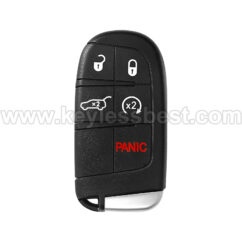 2014 - 2022 Jeep Grand Cherokee / 5 Buttons Keyless Entry Remote / M3N-40821302 / PN: 68143505AC
