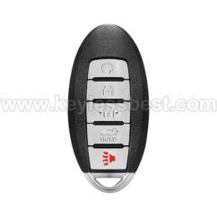 2015-2018 Nissan Murano (Platinum Edition) Murano SL Pathfinder (2016 year must match PN, IC & FCC number, split year) / 5 Buttons Keyless Entry Remote / KR5S180144014 / PN:285E3-5AA5A 285E3-5AA5C 285E35AA5A 285E35AA5C / 4A