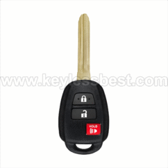 2013-2019 Toyota Prius C RAV4 Japan Tacoma Camry / 3 Buttons Keyless Entry Remote / HYQ12BDM / PN: 89070-52F50, 89070-42820 / H