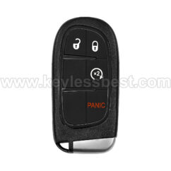 2014-2021 Jeep Cherokee / 4 Buttons Keyless Entry Remote / GQ4-54T / PN: 68105078AC / 68105078AJ / 4A