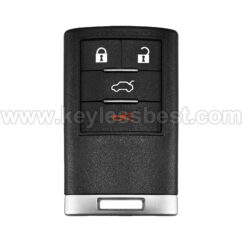 2008-2013 Cadillac CTS CTS Coupe DTS / 4 Buttons Keyless Entry Remote / OUC6000066 / PN: 22889449, 20864934, 20998256, 20866682, 20814372, 25840557, 5923877