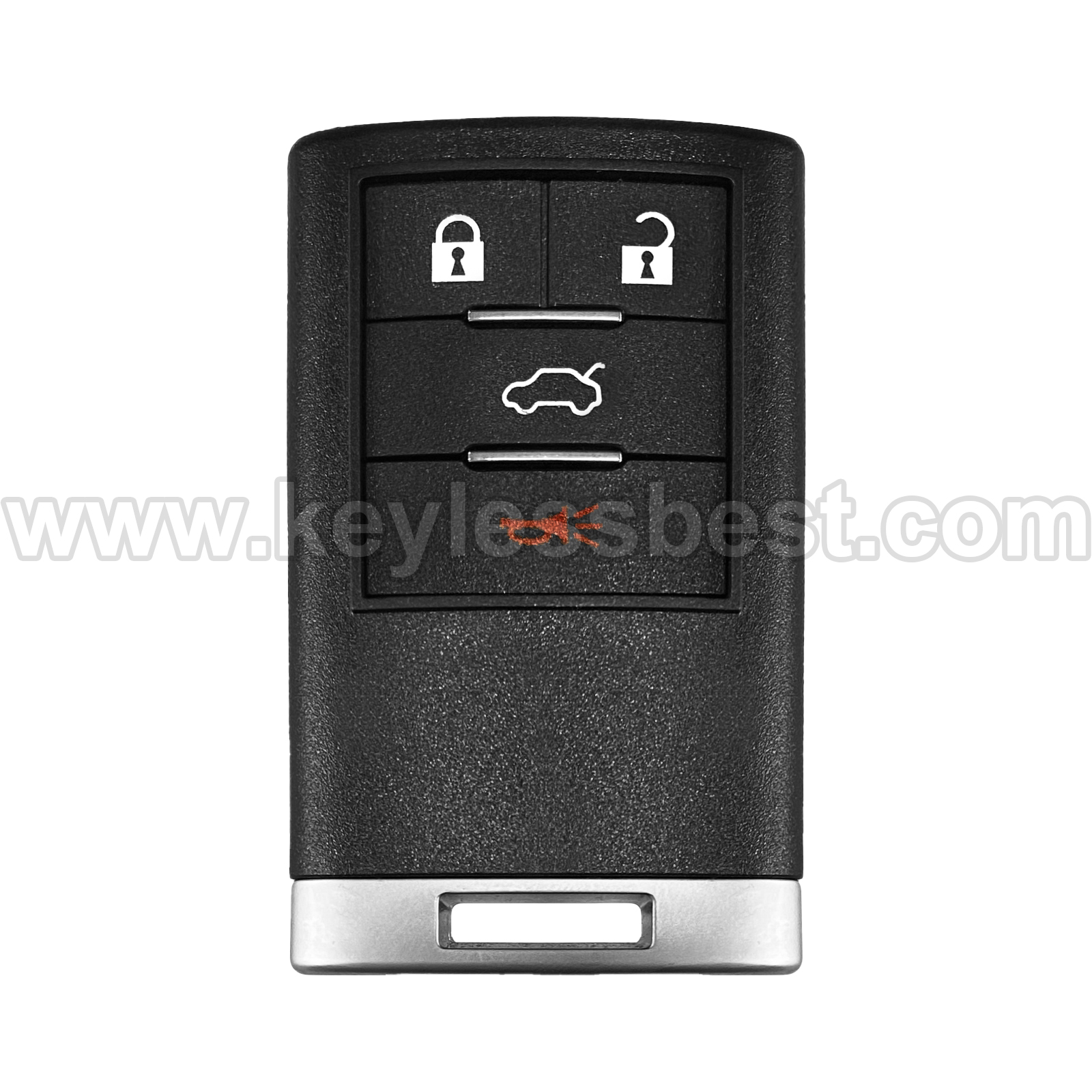 2008-2013 Cadillac CTS CTS Coupe DTS / 4 Buttons Keyless Entry Remote / OUC6000066 / PN: 22889449, 20864934, 20998256, 20866682, 20814372, 25840557, 5923877