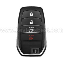 2018-2019 Toyota Land Cruiser / 4 Buttons Keyless Entry Remote / HYQ14FBA / PN: 89904-60M80