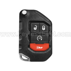 2018-2024 Jeep Gladiator Wrangler / 4 Buttons Keyless Entry Remote / OHT1130261 / PN:68416784AA, 68416784AC / PCF7939M 4A