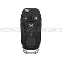 2015-2022 Ford Bronco F-150 F-250/F-350 Super Duty F-450 F-550 Ranger XLT Ranger Raptor / 4 Buttons Keyless Entry Remote / N5F-A08TDA / PN:164-R8134, 5923694 / 4D63 80Bit 49Chip