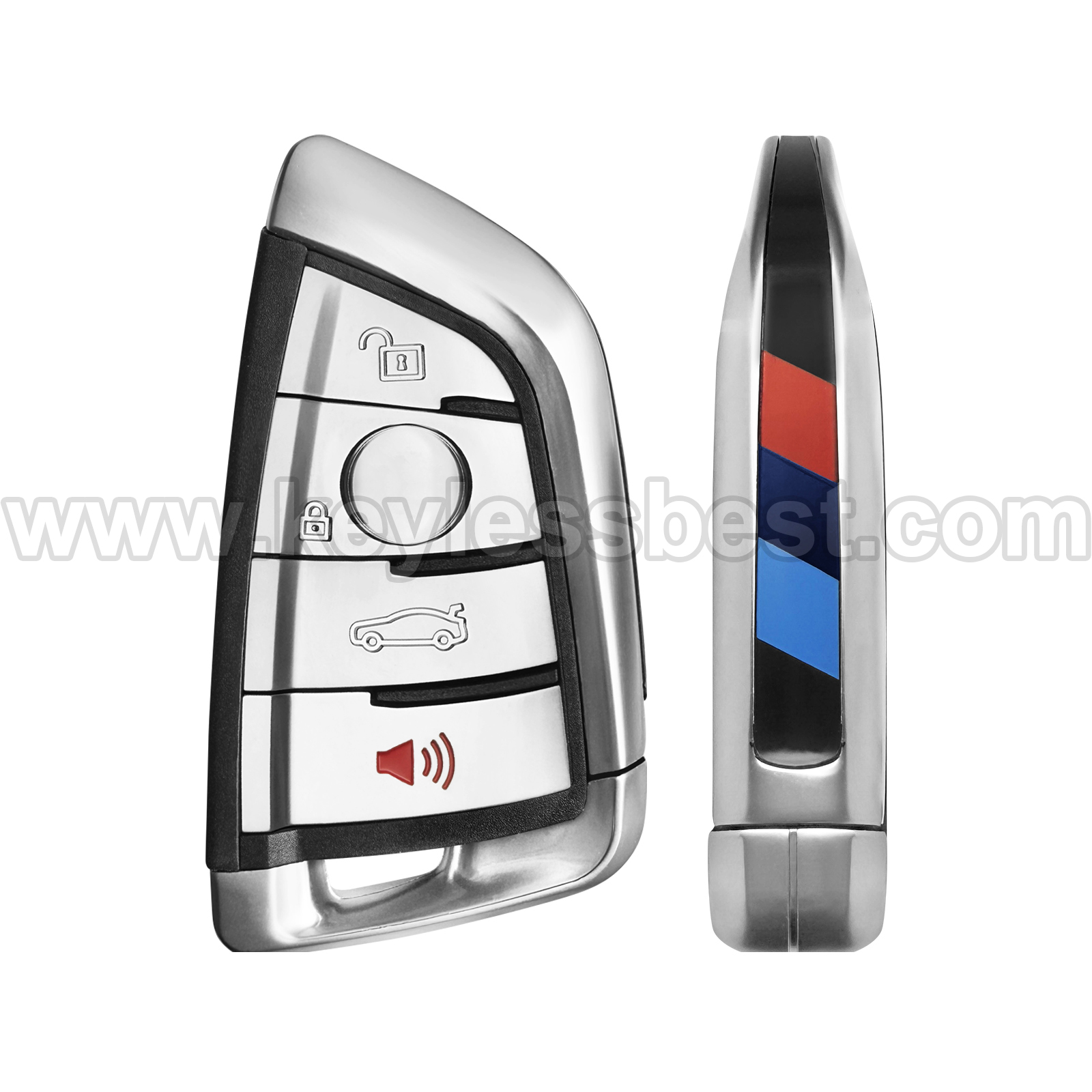 2014-2019 BMW X5 X6 Series 5 Series 3 / 4 Buttons Keyless Entry Remote / NBGIDGNG1 / 49 HITAG PRO