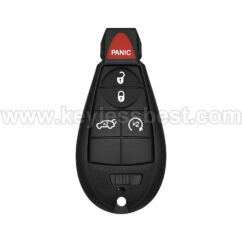 2014-2020 Jeep Cherokee / 5 Buttons Keyless Entry Remote / GQ4-53T / 4A ID47