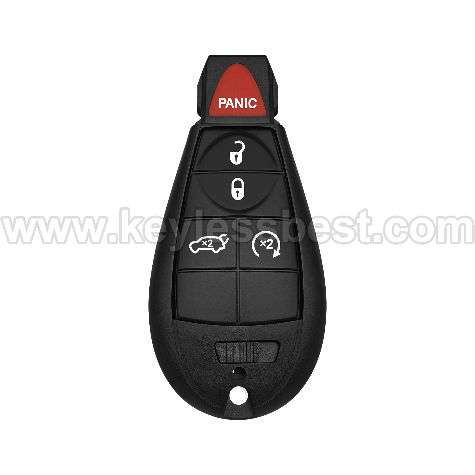 2014-2020 Jeep Cherokee / 5 Buttons Keyless Entry Remote / GQ4-53T / 4A ID47