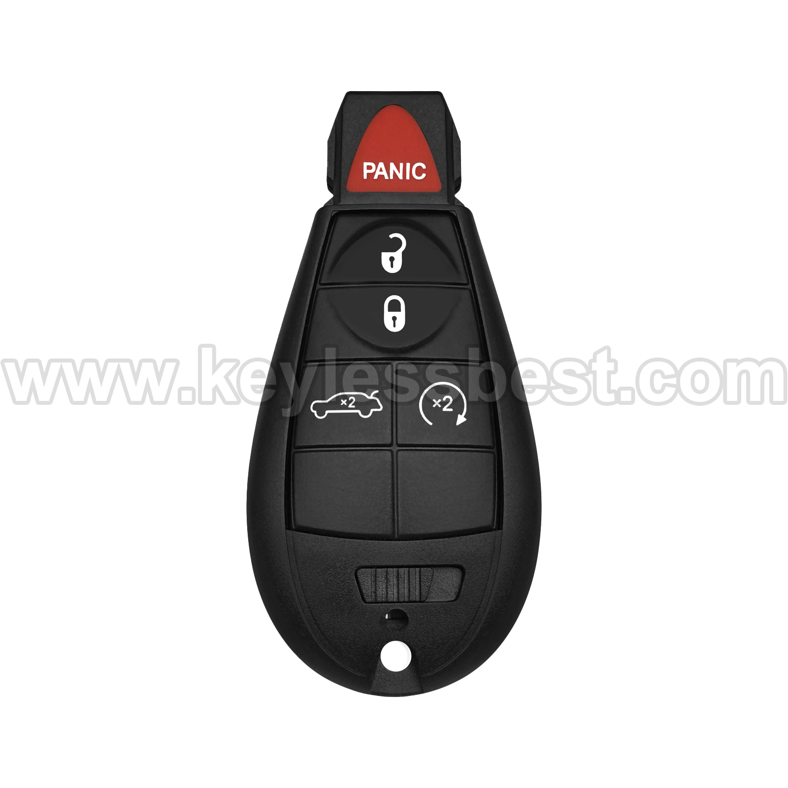 2008-2014 Dodge Jeep Chrysler Charger Grand Cherokee 300 Magnum Challenger Durango / 5 Buttons Keyless Entry Remote / M3N5WY783X, IYZ-C01C / ID46