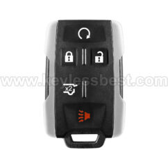 2014 - 2019 Chevrolet GMC Colorado Silverado Suburbant Tahoe Canyon Sierra Yukon / 5 Buttons Keyless Entry Remote / M3N32337100 / PN: 13577771, 13580081