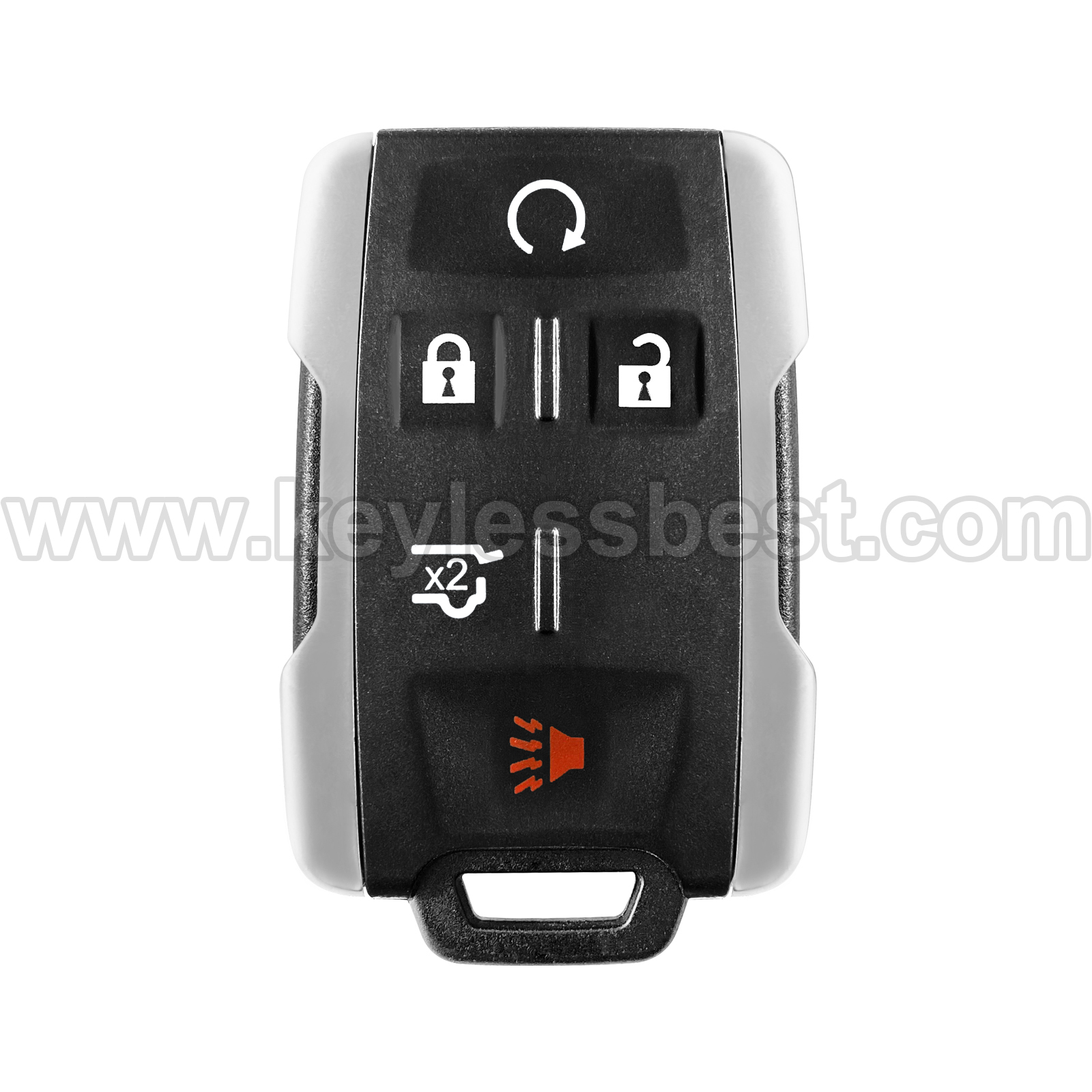 2014 - 2019 Chevrolet GMC Colorado Silverado Suburbant Tahoe Canyon Sierra Yukon / 5 Buttons Keyless Entry Remote / M3N32337100 / PN: 13577771, 13580081