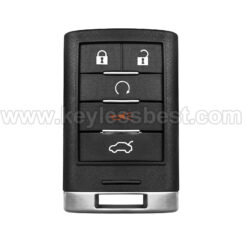 2008-2015 Cadillac STS CTS / 5 Buttons Keyless Entry Remote / M3N5WY7777A / PN: 25943676, 25943677 / 46